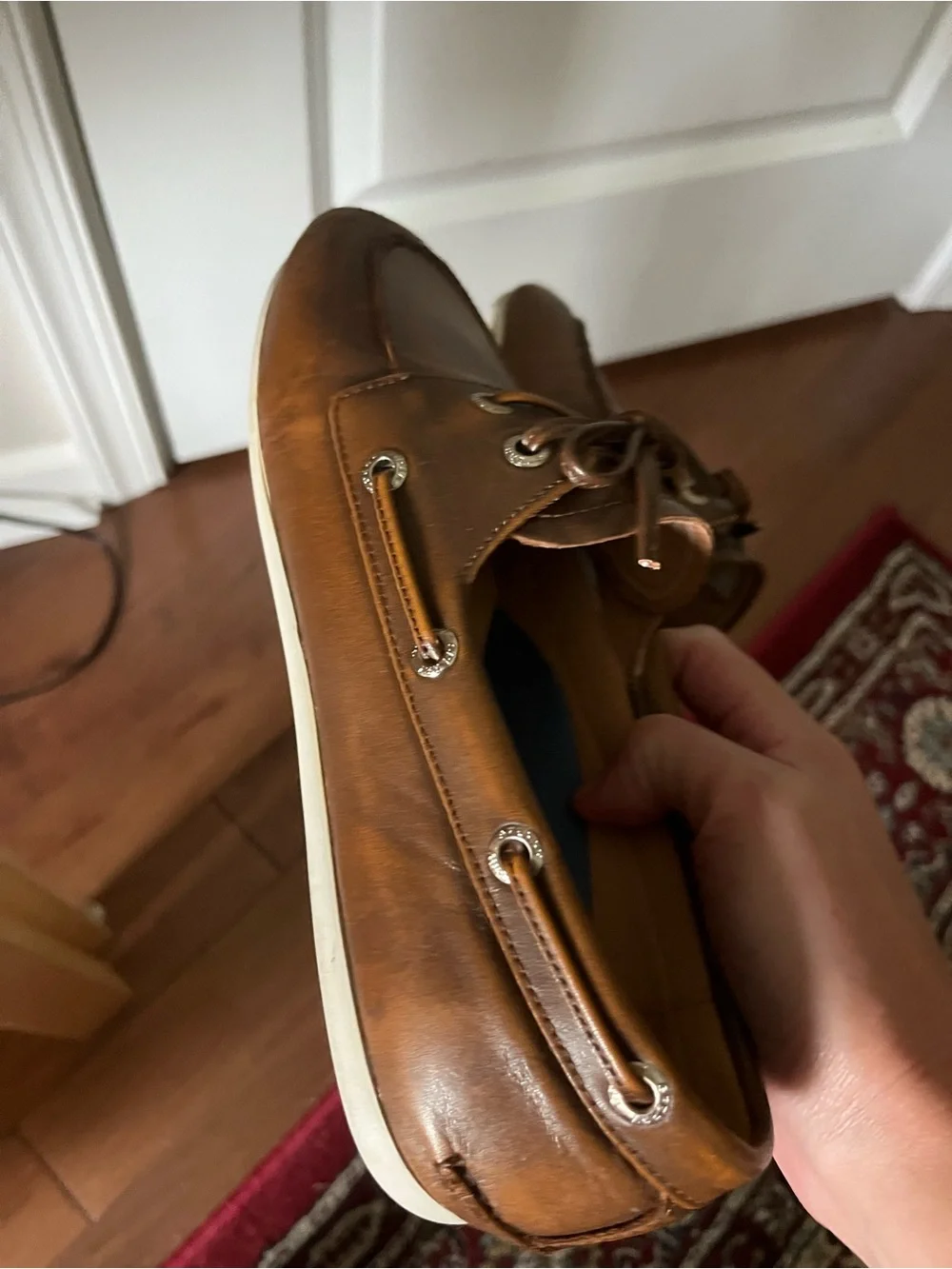 Sperry women’s Brown Leather Boat Shoes